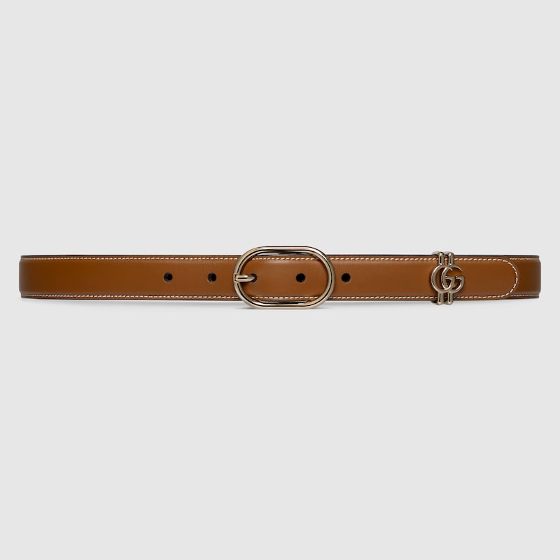 Belt with oval buckle - Image 1
